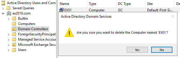 deleting directory