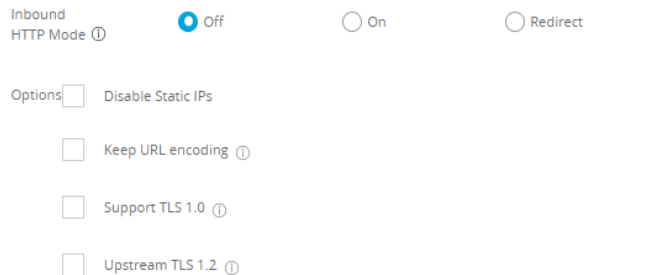 HTTP mode