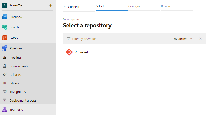 select a repo