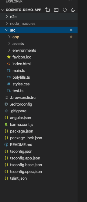 application file structure 