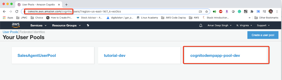 Selecting application