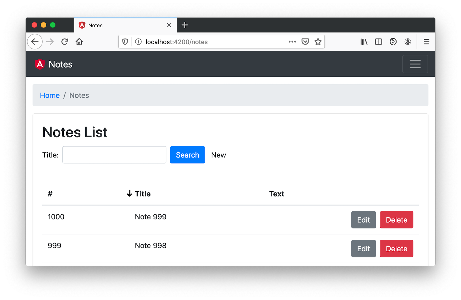 data table screenshop
