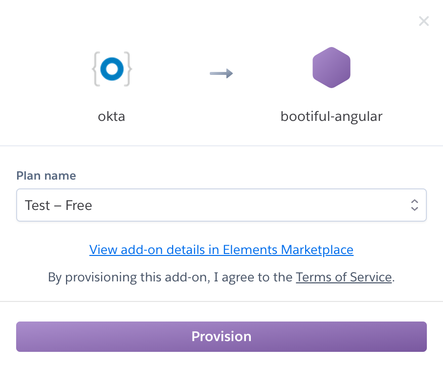add okta add-on