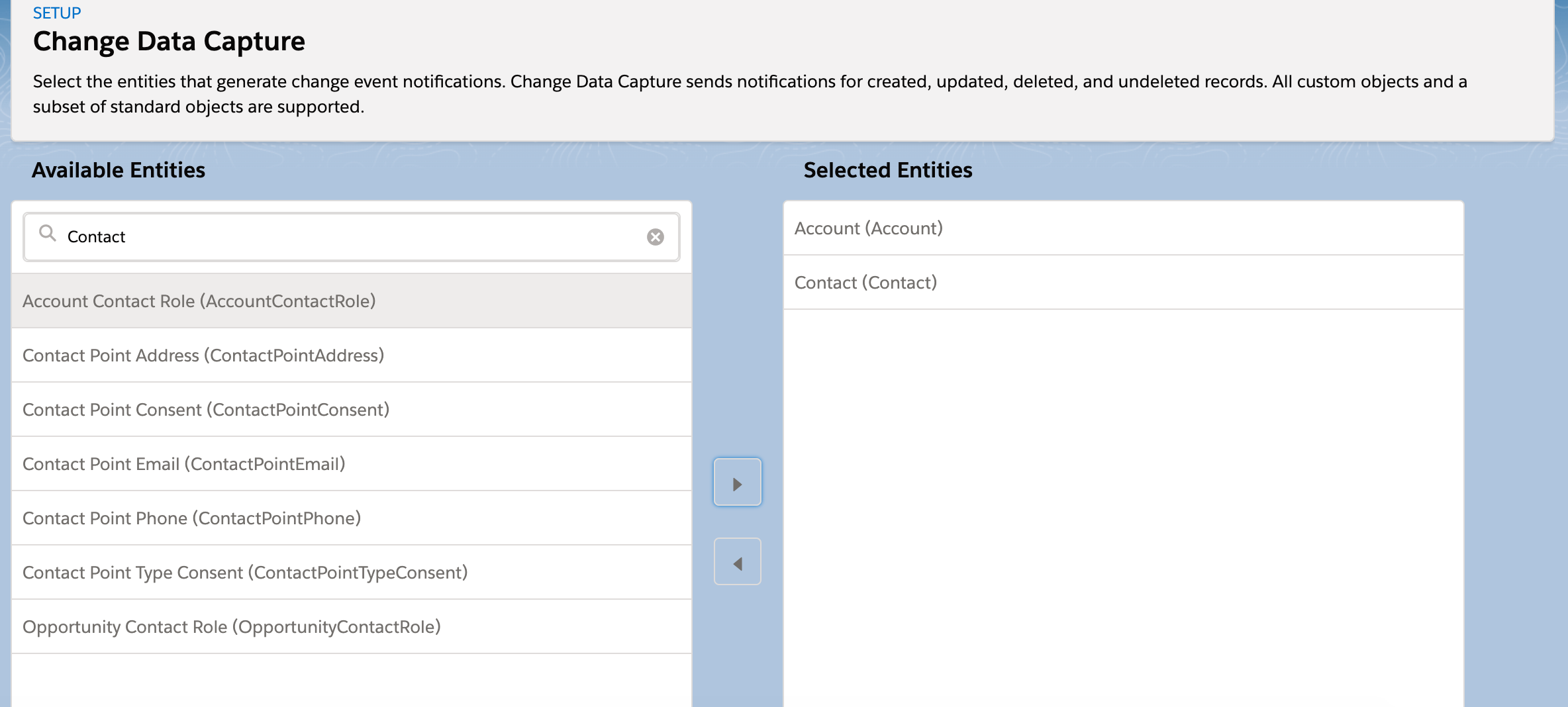 change data capture