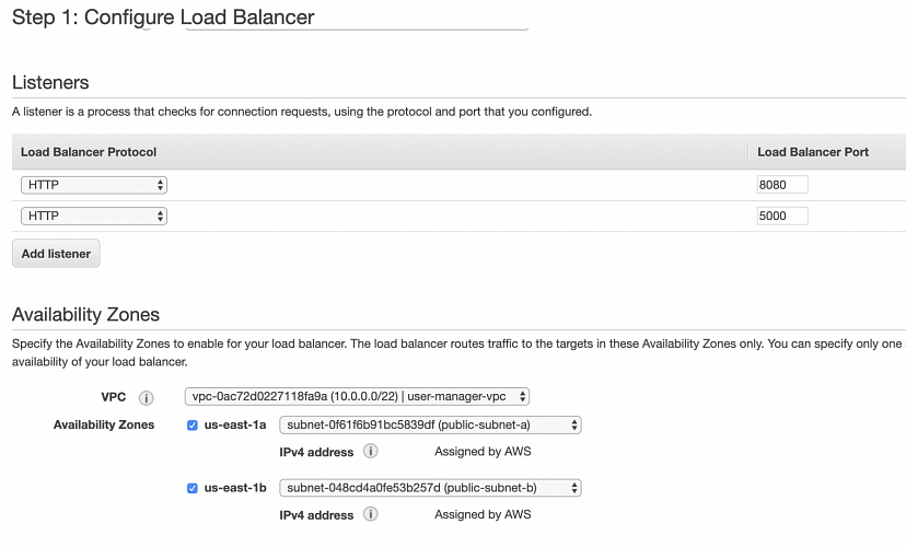Figure 7 Configure Load Balancer