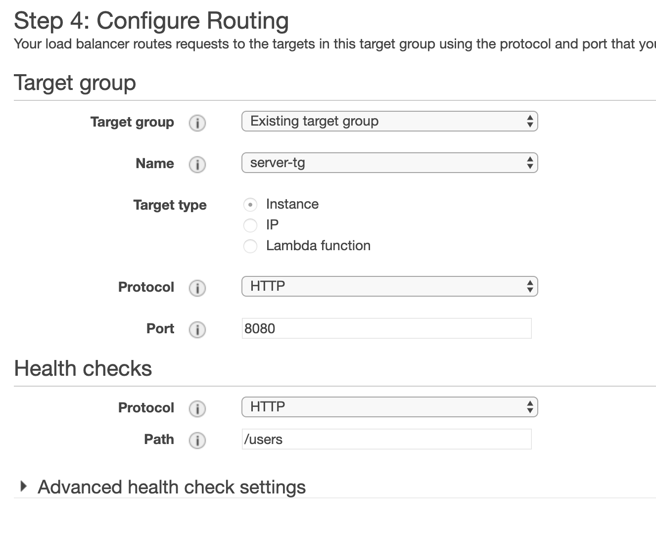 Figure 9 Configure routing