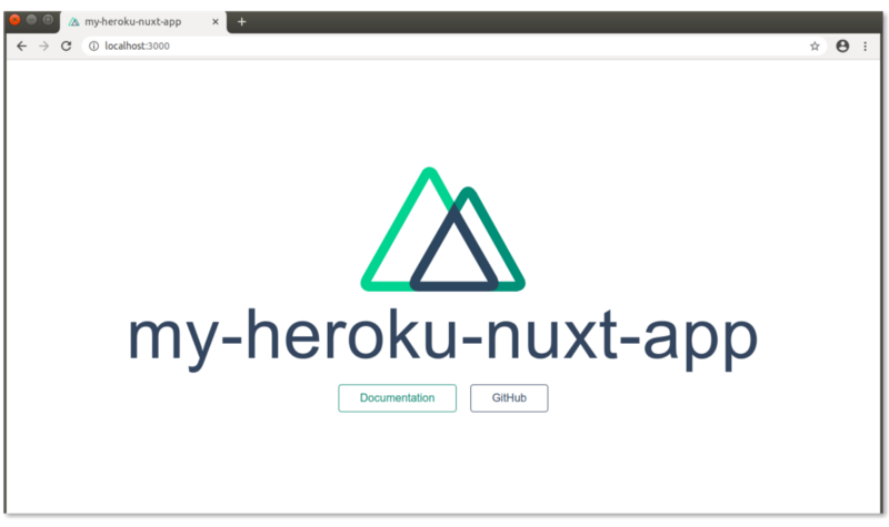 Heroku-nuxt-app starter