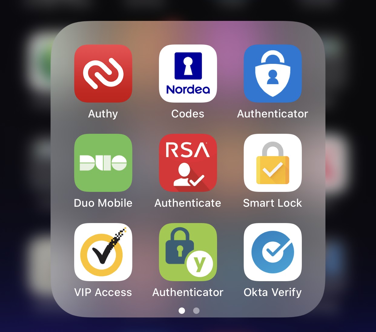 set up an app authenticator ea