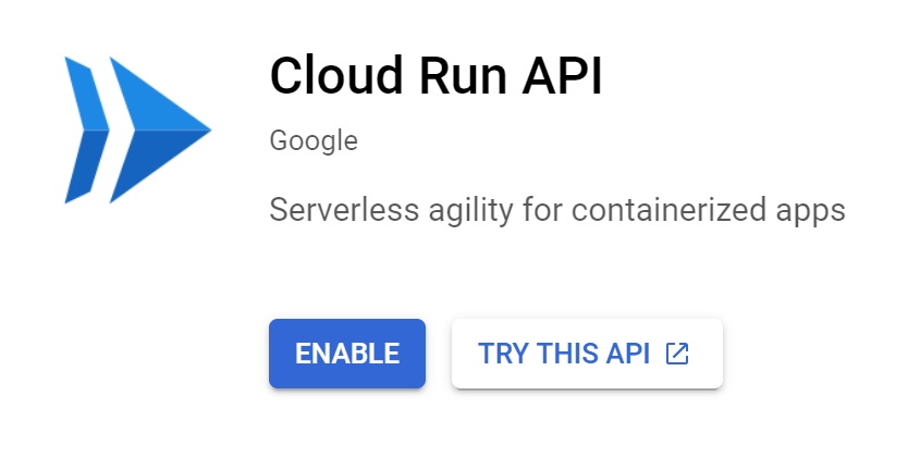 cloud run API