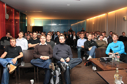 about 110 attendees at the democamp