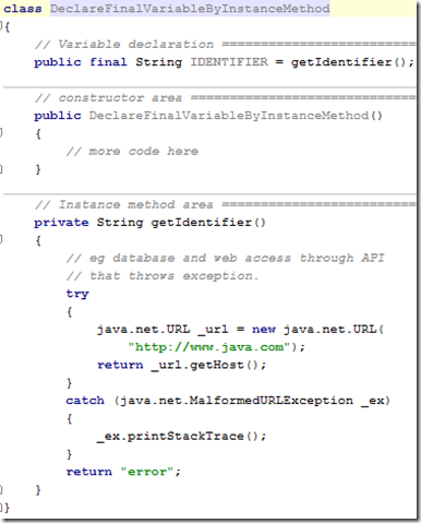 java interface member variables