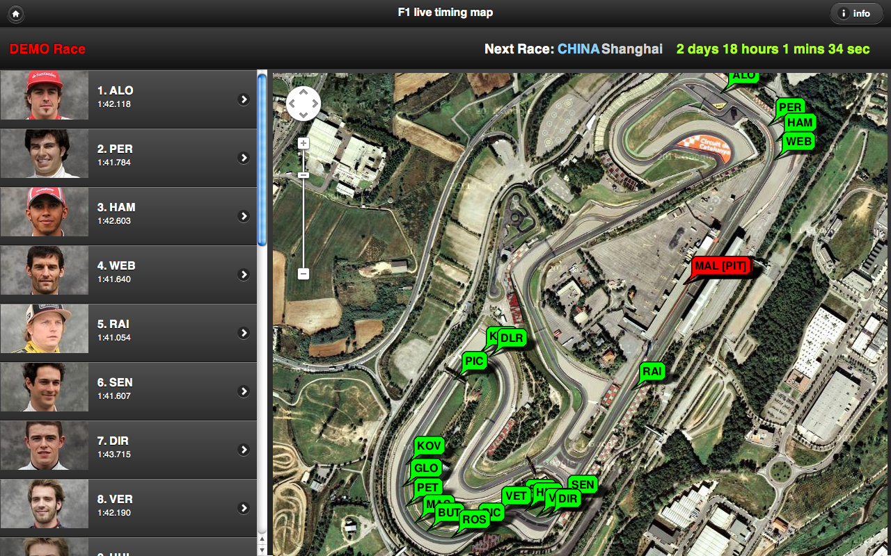 f1 live timing mobile