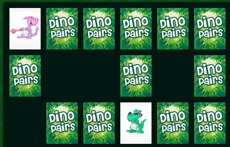 dino pairs game