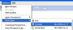show console view