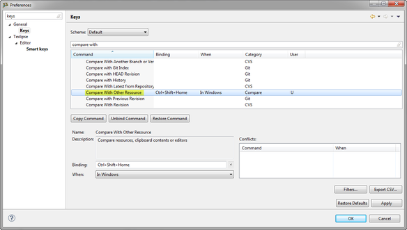 compare with other resource key binding