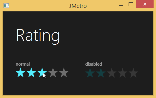 rating - dark theme (mouse pressed)