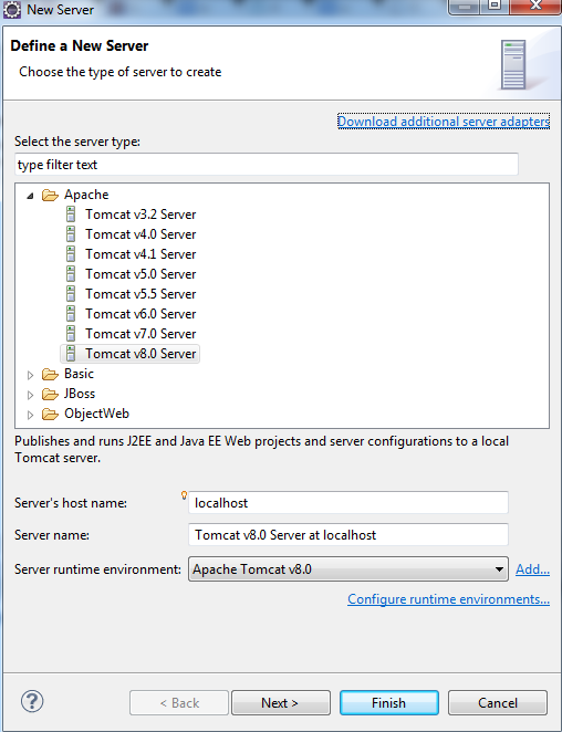 tomcat8 server