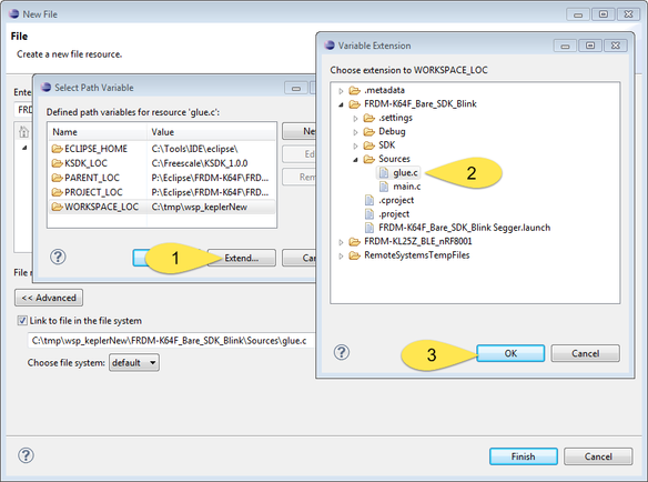 extending path variable