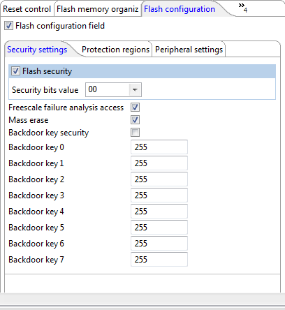 flash security settings