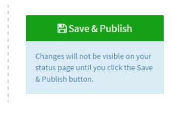 save and publish