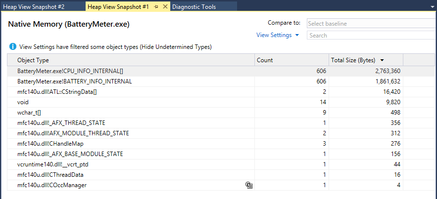 Native Memory Leak Diagnostics with Visual Studio 2015 - DZone