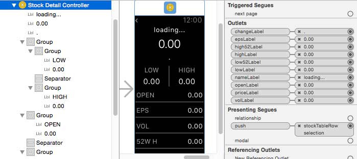 xcode-interfacebuilder detail view