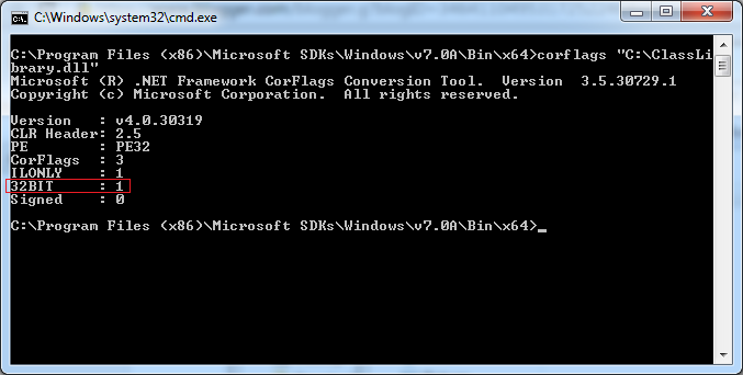 bitness-corflags