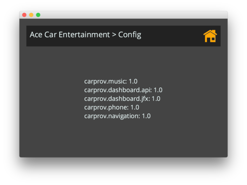 carprov modules loaded