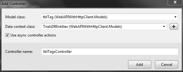 web api controller with async actions