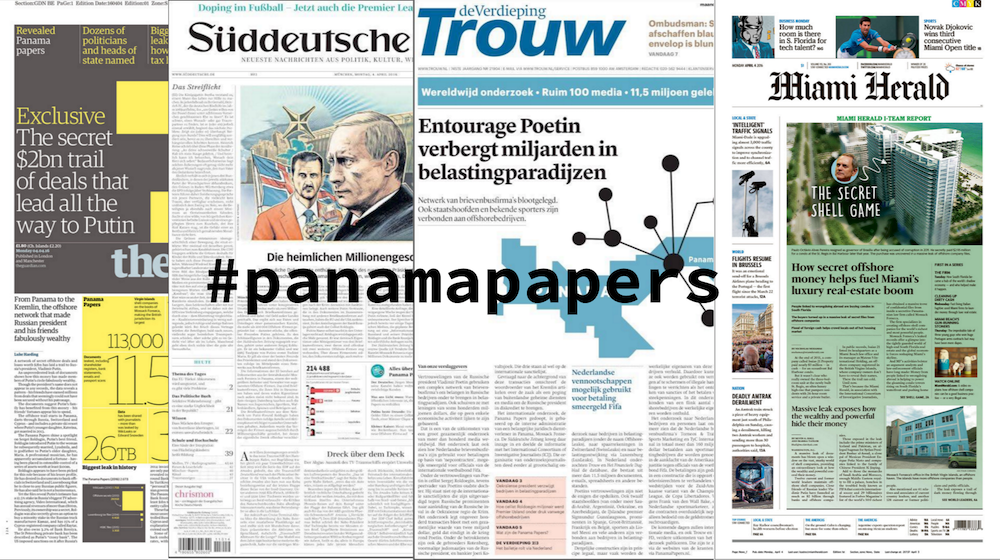 the global coverage of the panama papers