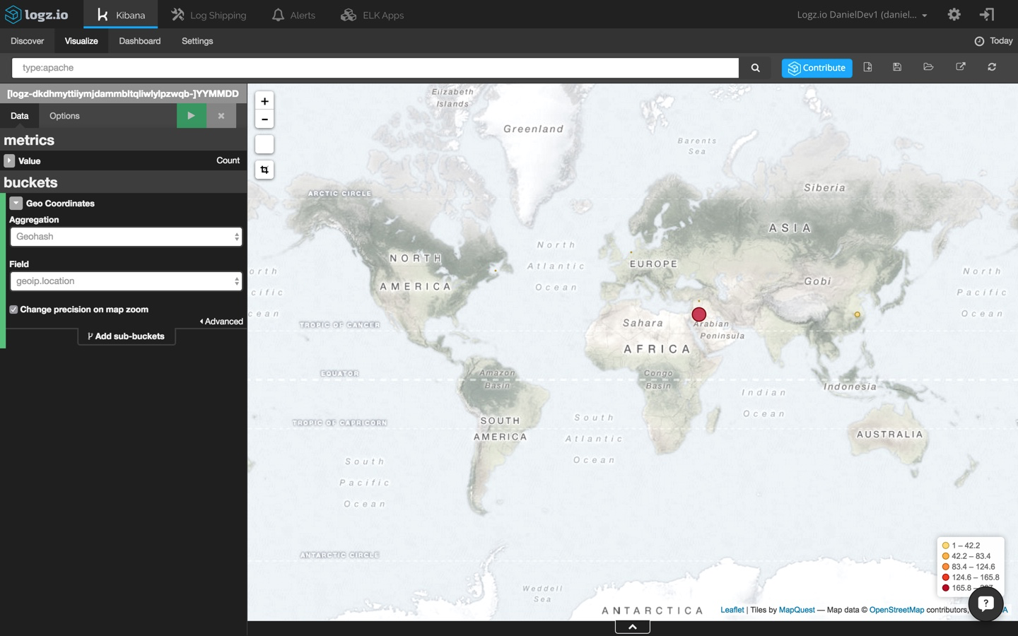 map visualization configuration drupal