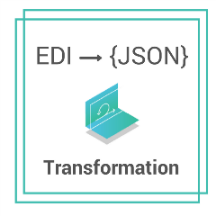 how to create an edi to json transformation