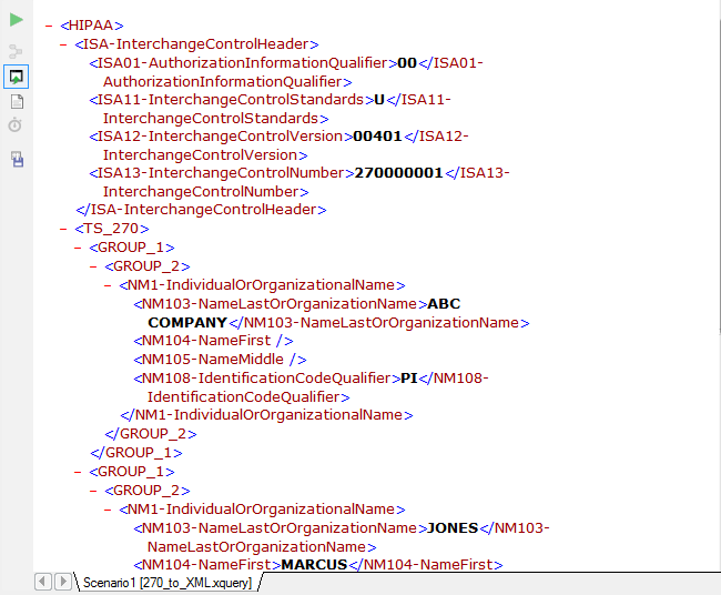 your desired xml output