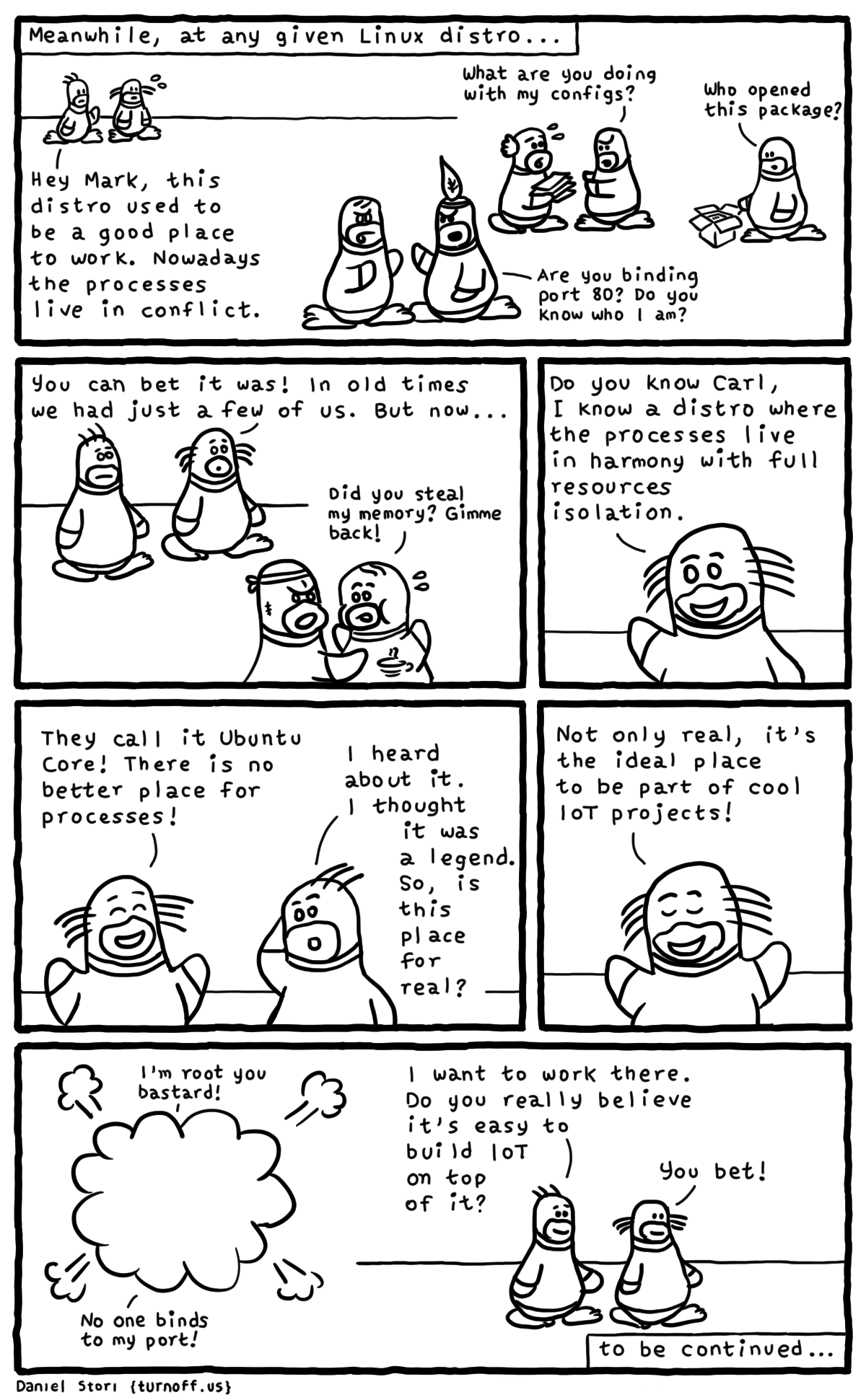 ubuntu core geek comic