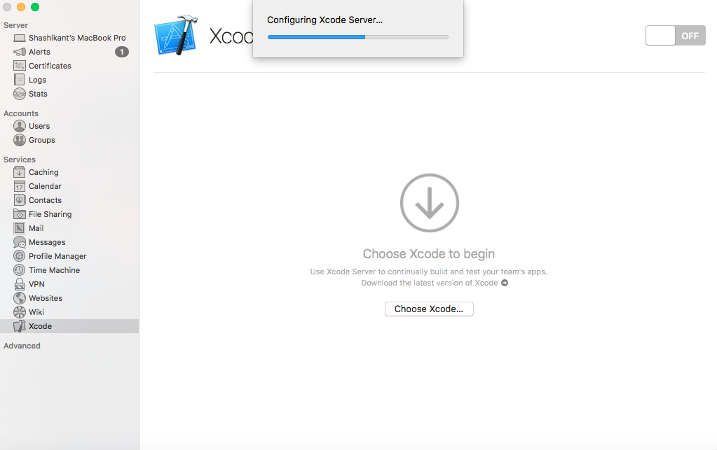 xcode software update terminal