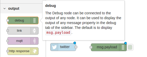 node red twitter