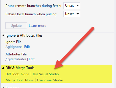 visual studio git integration