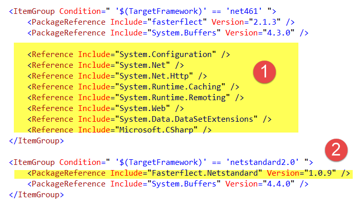 conditional reference in action