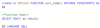 custom functions