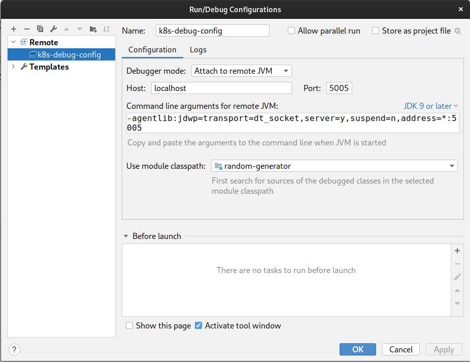 adding debug execution