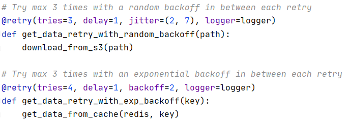 retry pattern example using python's retry package