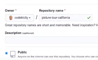 creating public repo