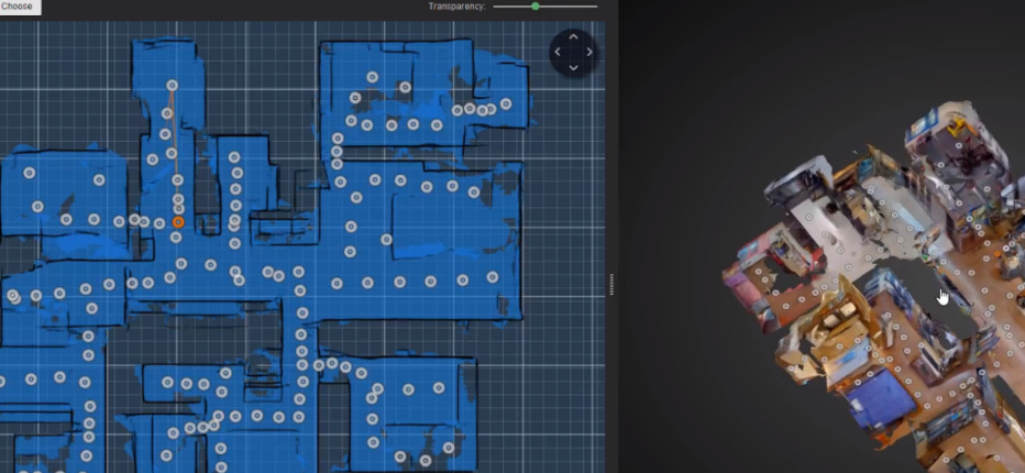creating 3D models of a space