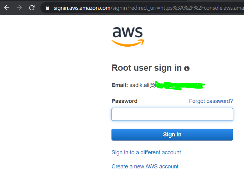 aws console