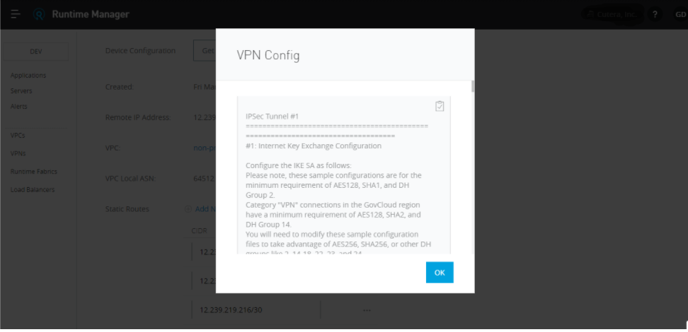 vpn config