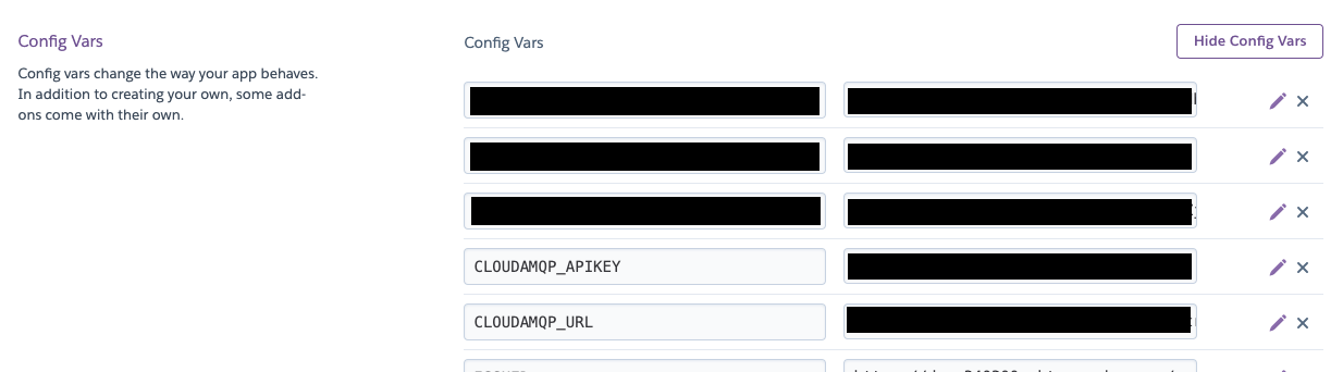 Config Vars
