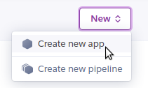 create new app
