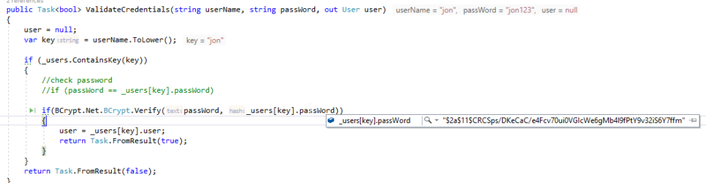 In-Memory Logins in ASP.NET Core with JWT - DZone