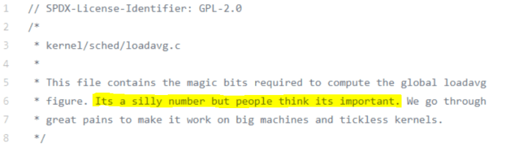 Source code comments by Peter Zijlstra