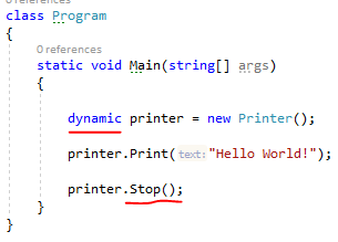 Dynamic Binding Example
